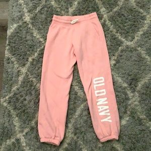 Light pink old navy sweat pants